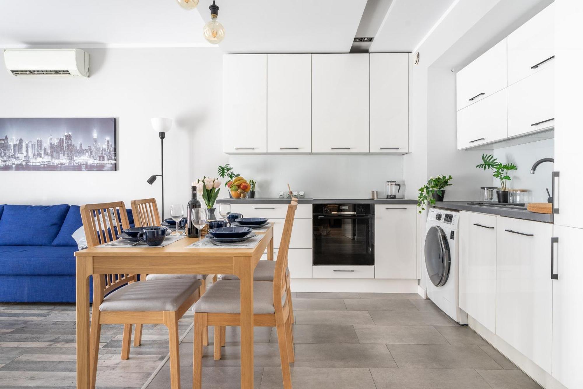 Angel Mint Apartment - Free Parking - Balcony Краків Екстер'єр фото