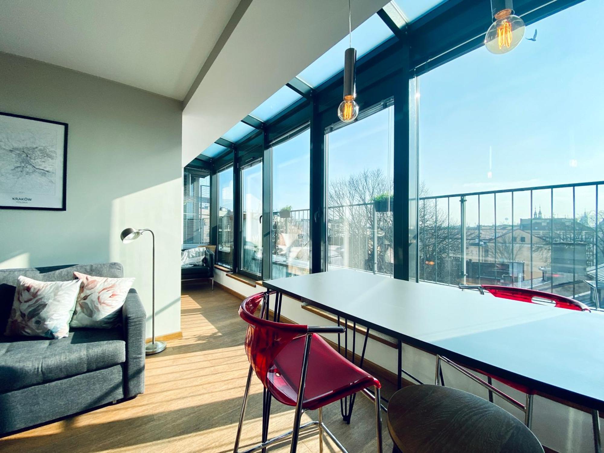 Angel Mint Apartment - Free Parking - Balcony Краків Екстер'єр фото
