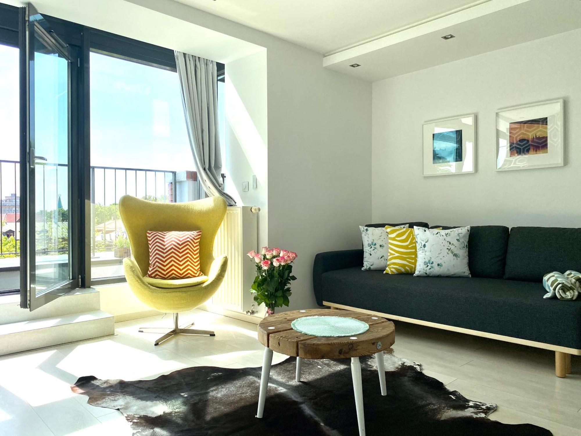 Angel Mint Apartment - Free Parking - Balcony Краків Екстер'єр фото