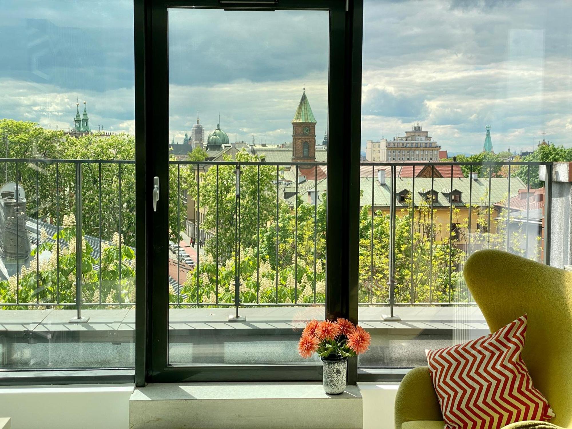Angel Mint Apartment - Free Parking - Balcony Краків Екстер'єр фото