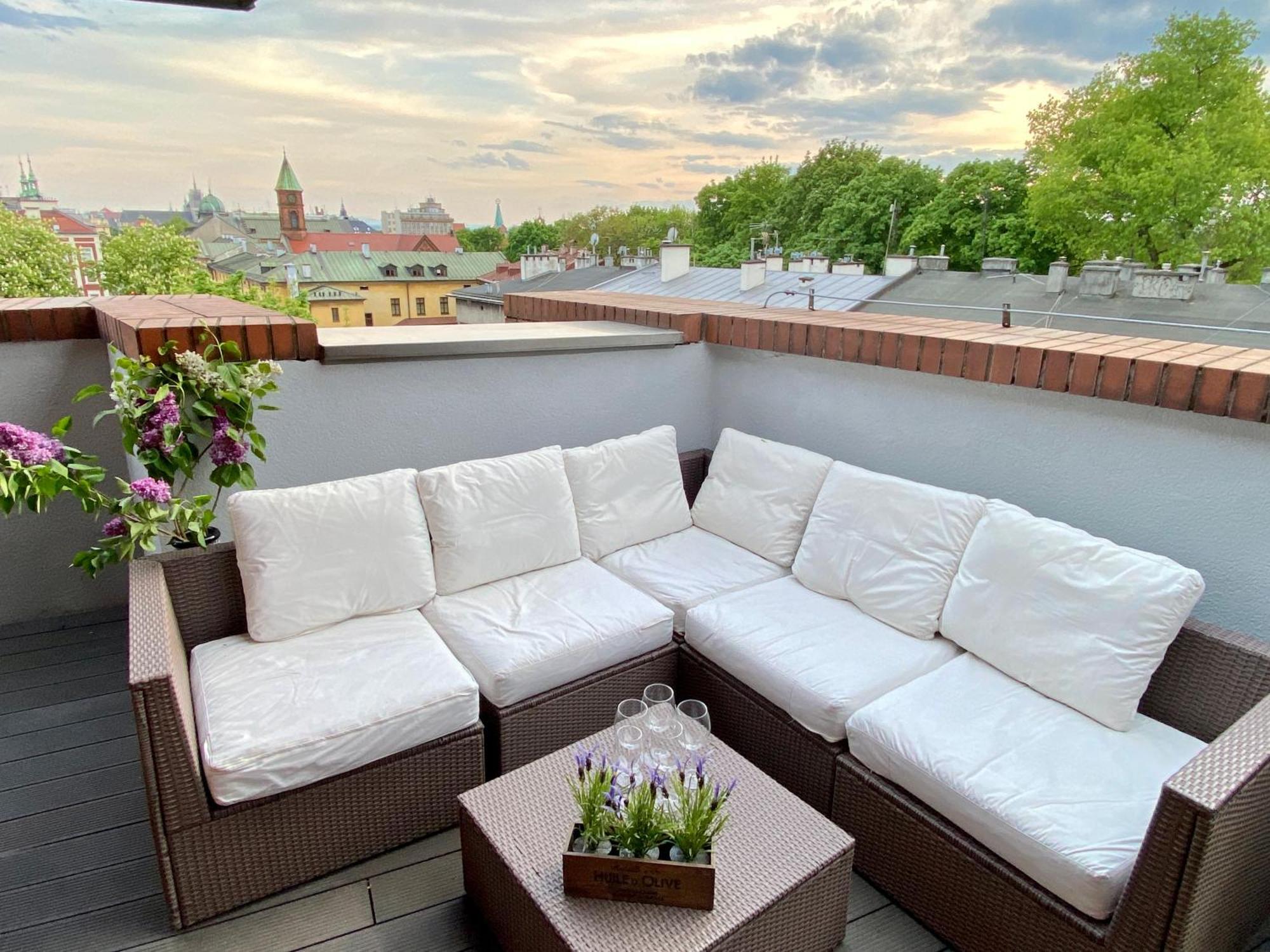 Angel Mint Apartment - Free Parking - Balcony Краків Екстер'єр фото